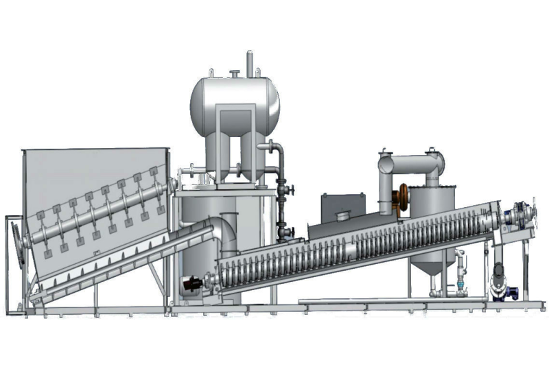 Oily sludge drying equipment